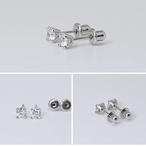 Silver studs Brand new ✨️ - Picture 4 of 5